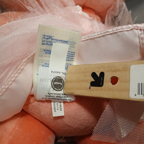 Build-A-Bear BAB Sanrio Hello Kitty Sunshine Coral Plush Fairy Outfit Wand Bow - Picture 11 of 13